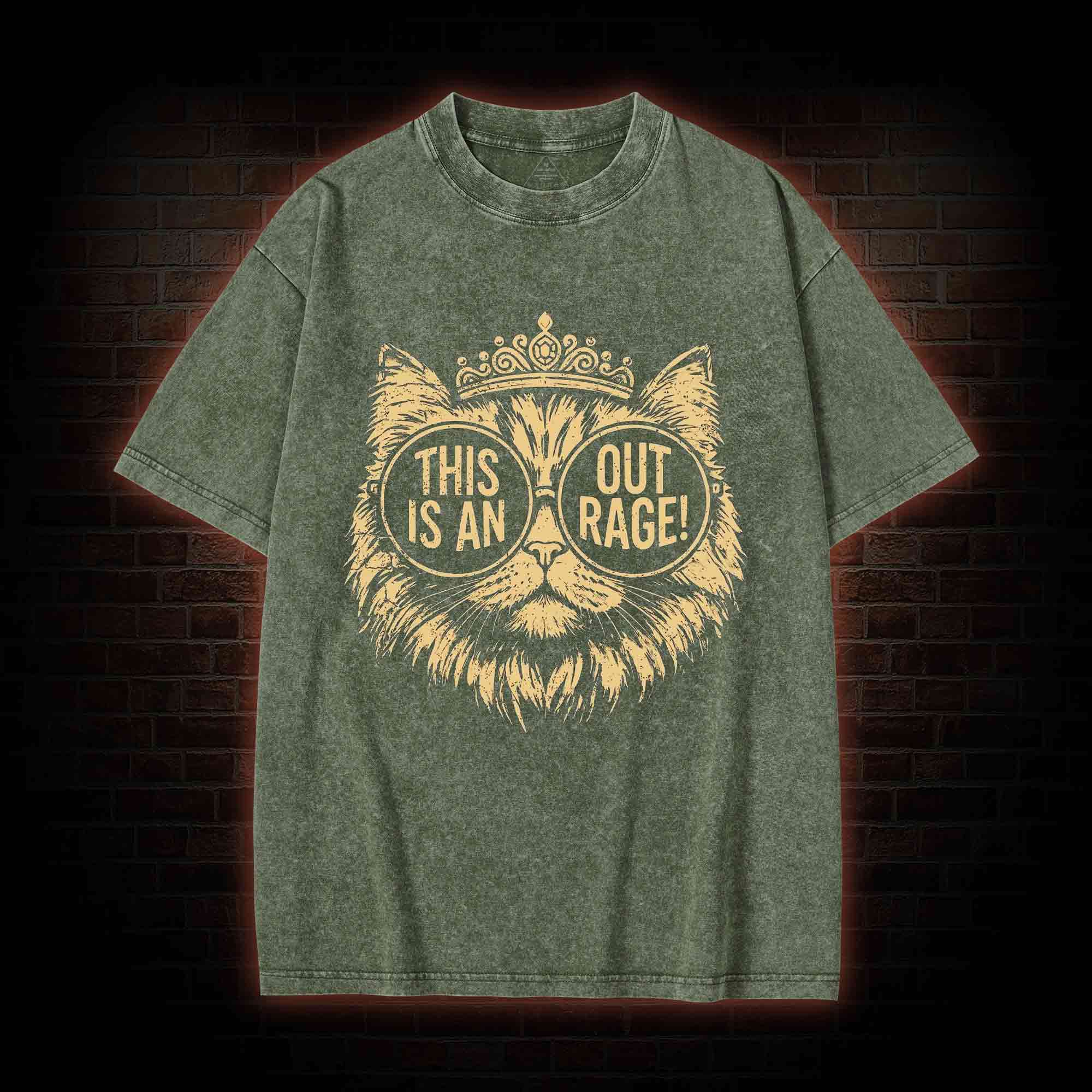 This is an Outrage Washed T-shirt