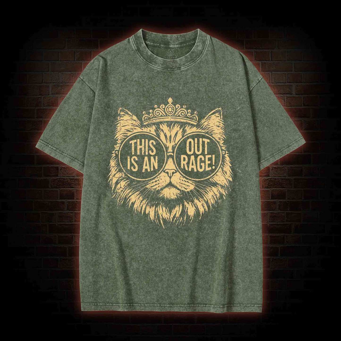 This is an Outrage Washed T-shirt