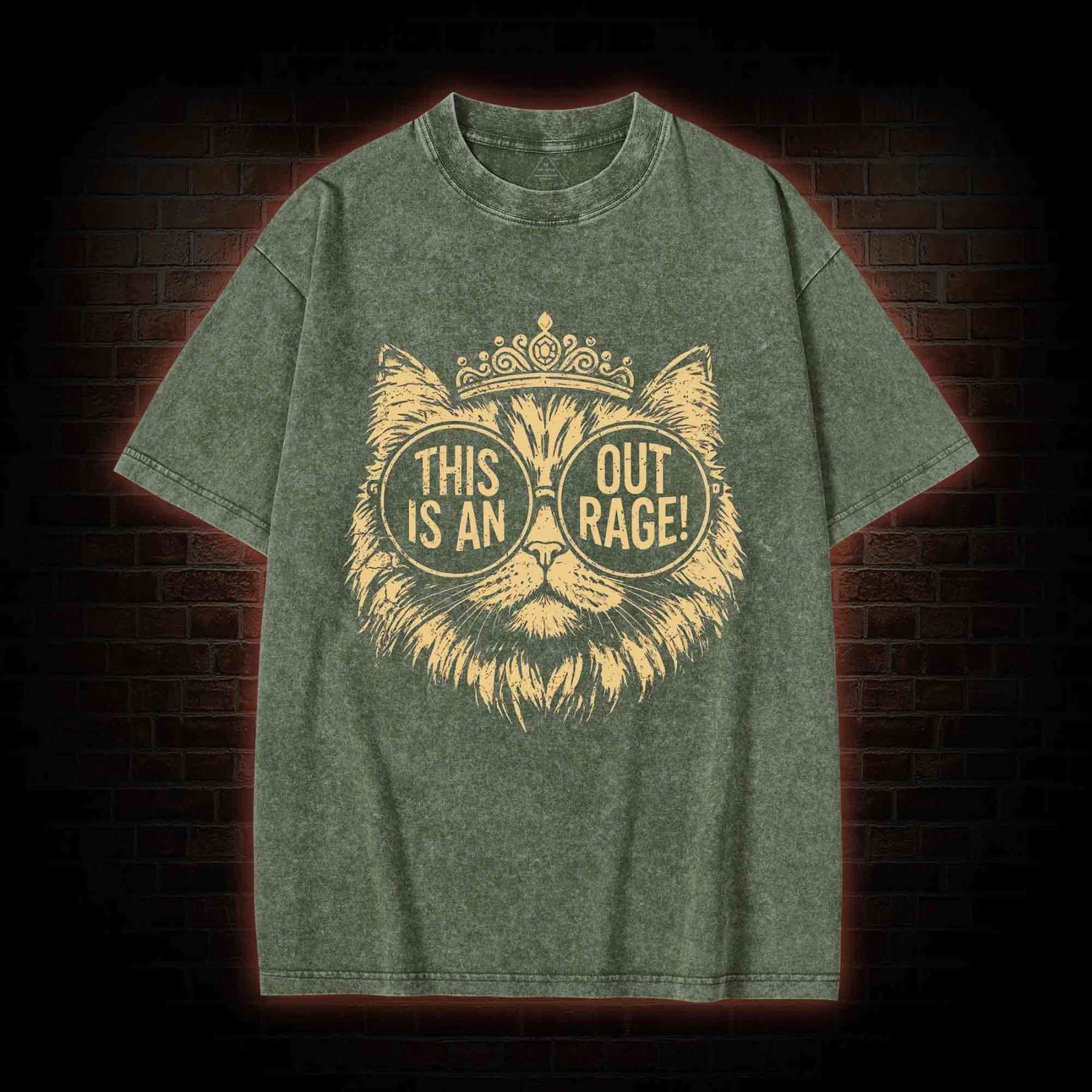 This is an Outrage Washed T-shirt