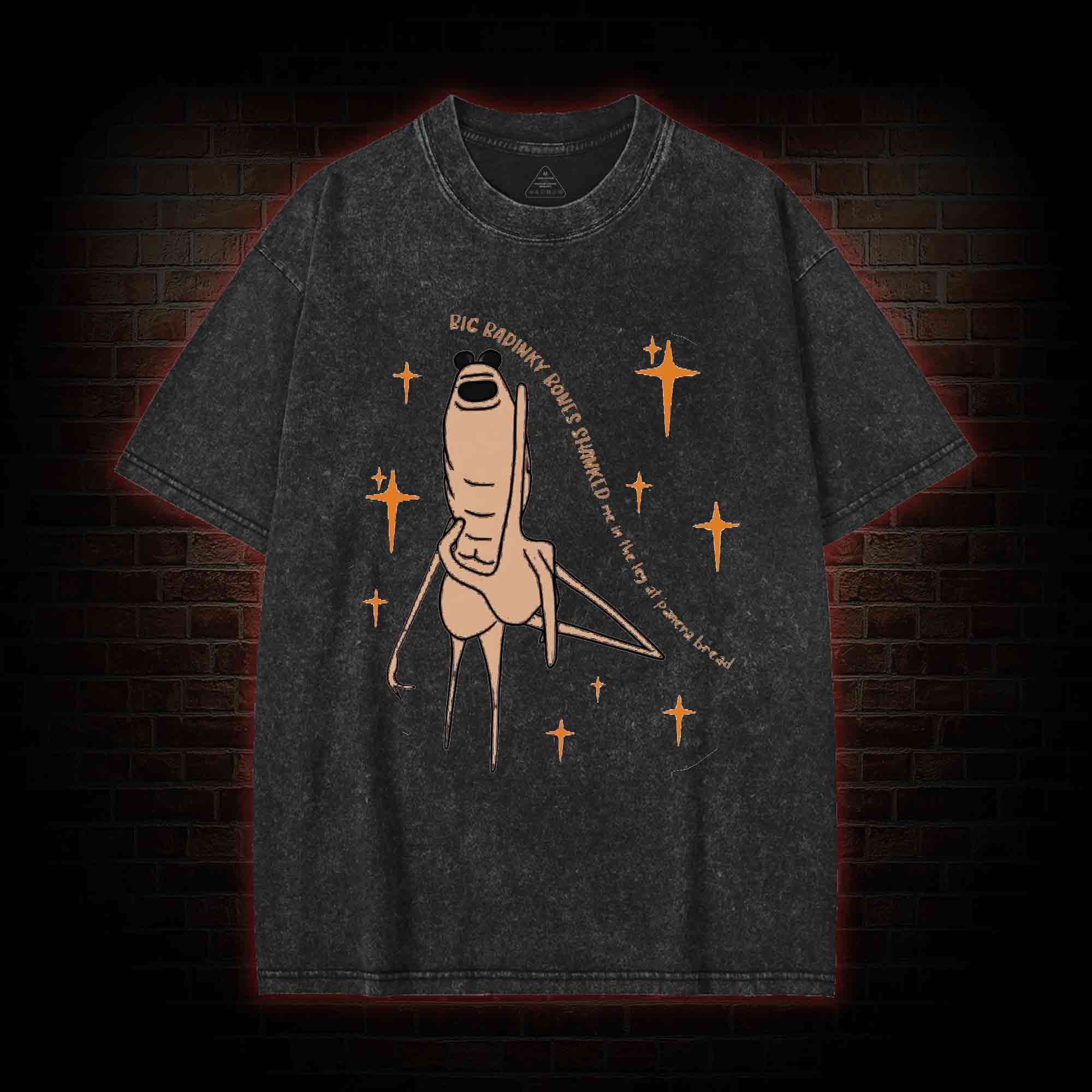 Marcus the Worm Washed T-shirt