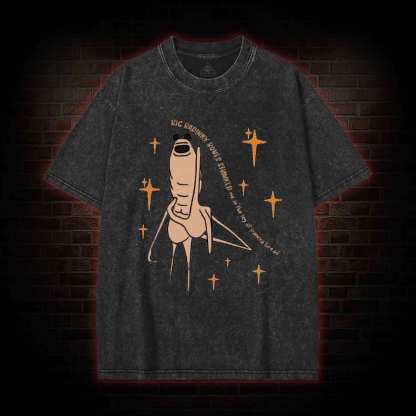 Marcus the Worm Washed T-shirt