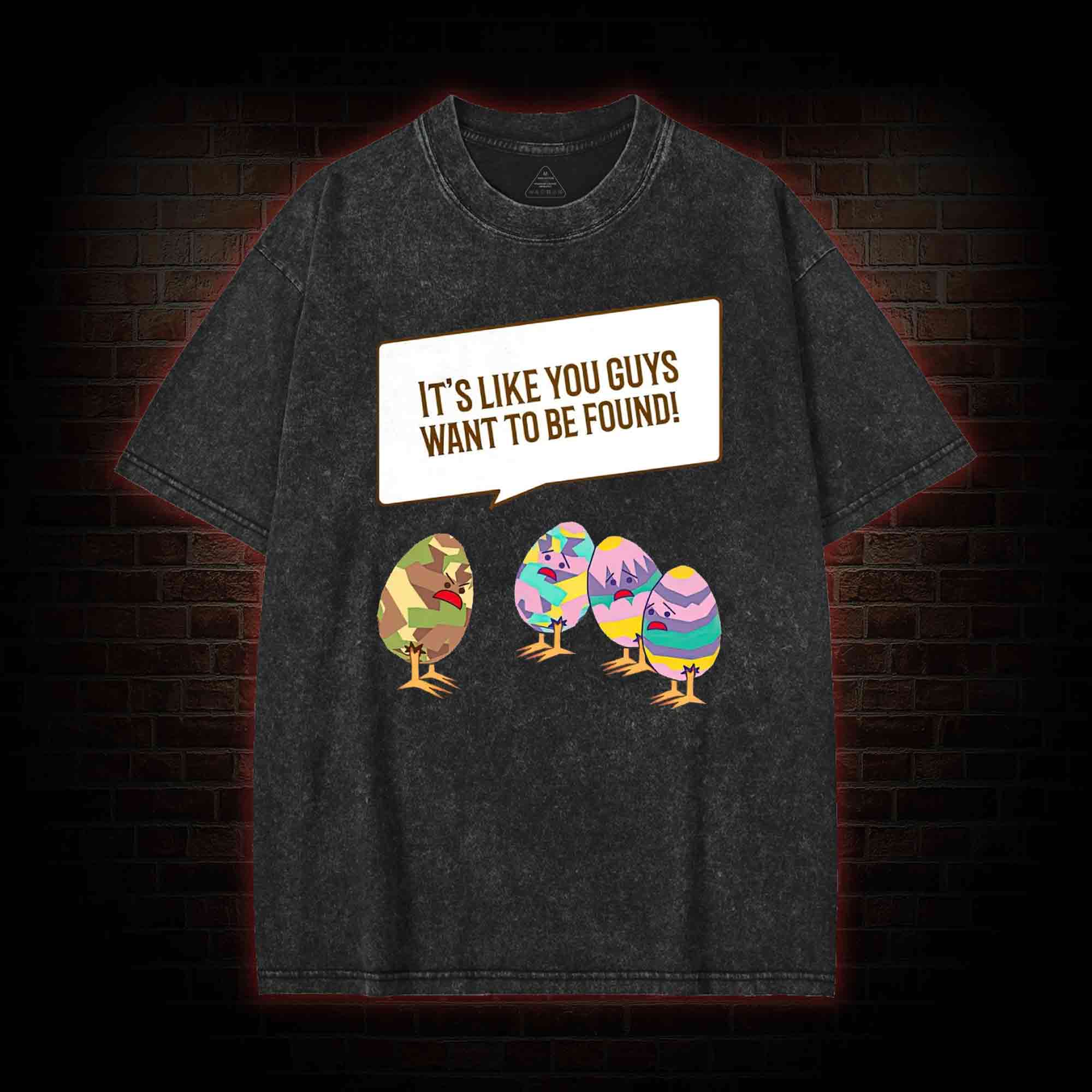 Easter Egg Complaint Washed T-shirt
