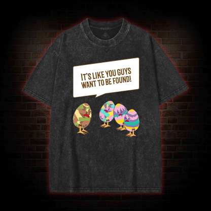Easter Egg Complaint Washed T-shirt
