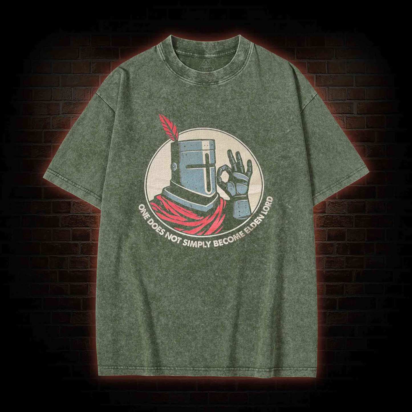 One does not Simply become Elden Lord Washed T-shirt