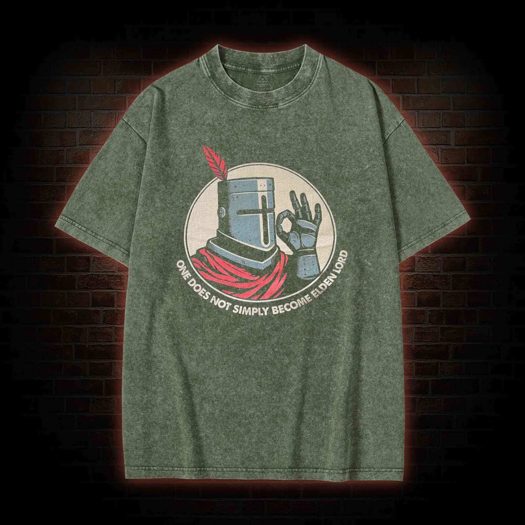 One does not Simply become Elden Lord Washed T-shirt