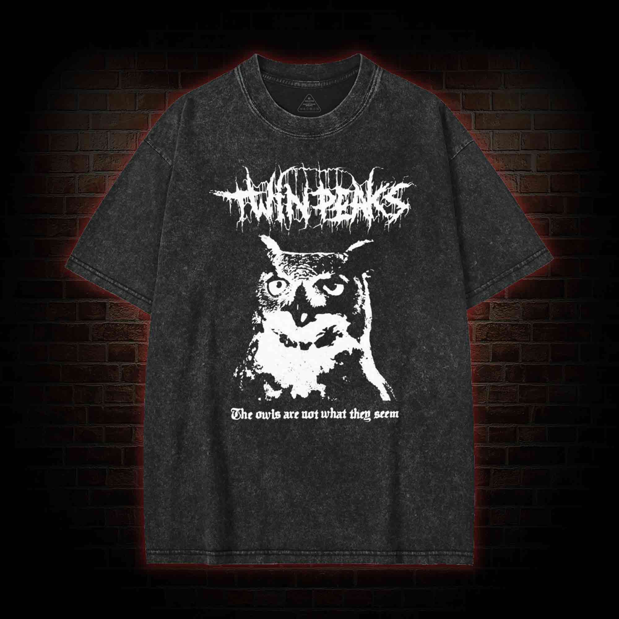 The Owls are Not What They Seem Washed T-shirt