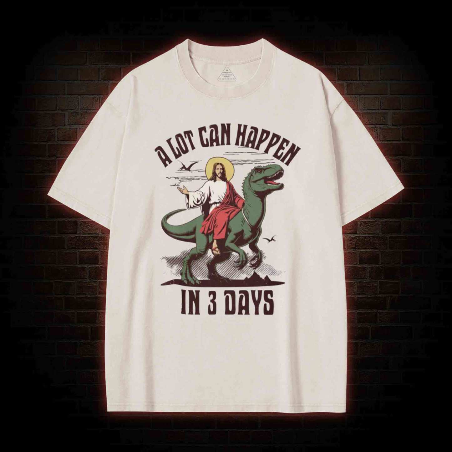 A Lot can Happen in 3 Days Washed T-shirt
