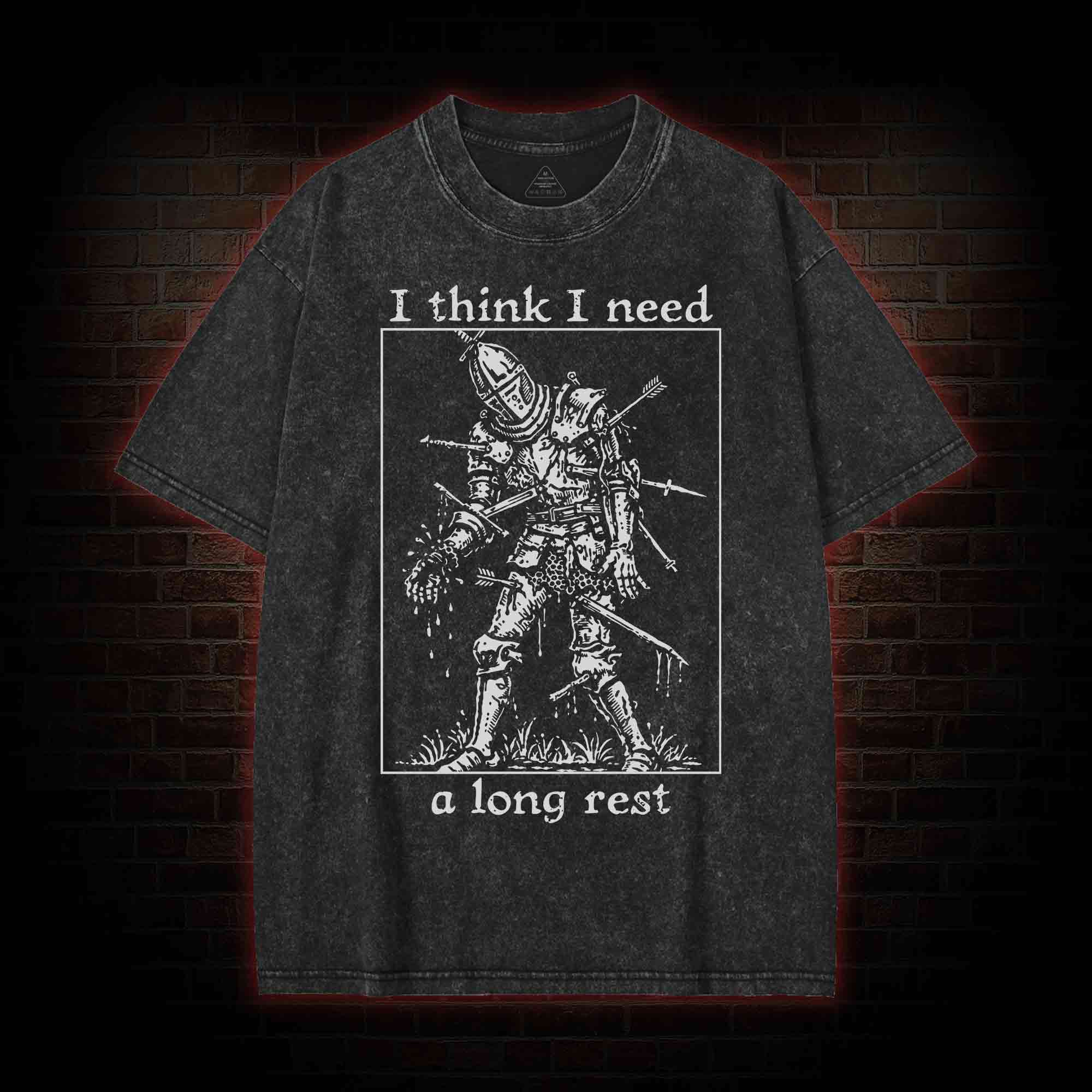 Roll the Dice to Decide Who Goes First Washed T-shirt