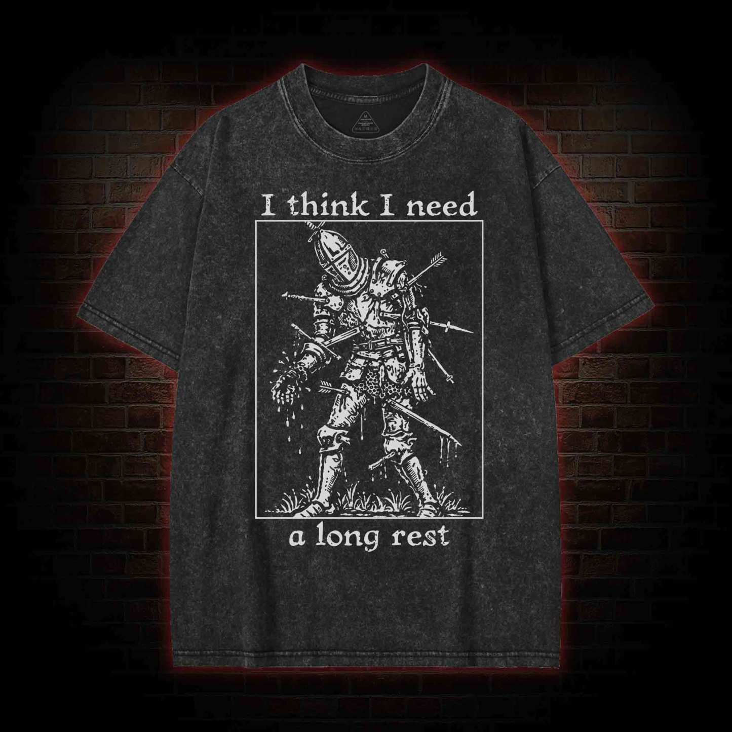 Roll the Dice to Decide Who Goes First Washed T-shirt