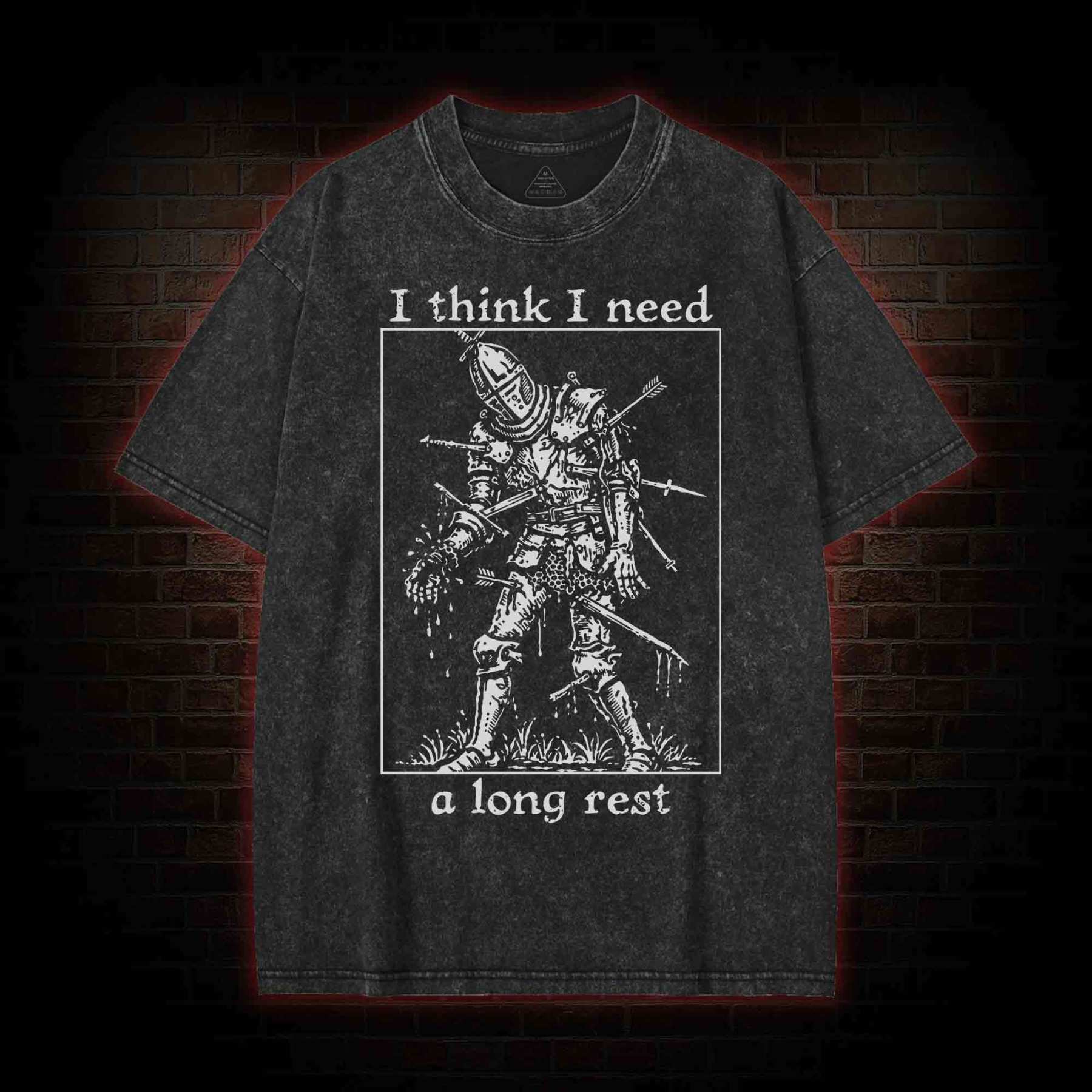 Roll the Dice to Decide Who Goes First Washed T-shirt