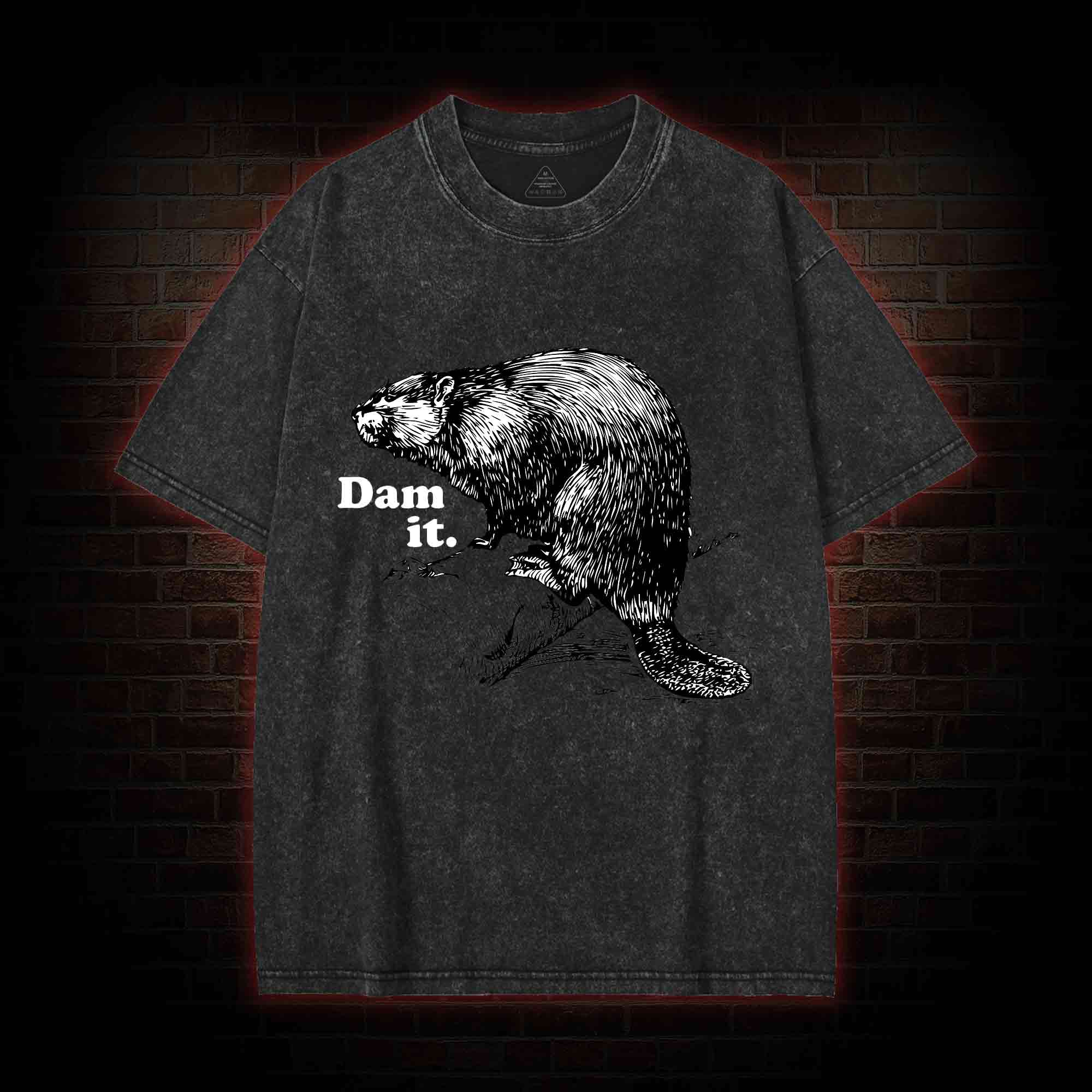 Dam It Washed T-shirt