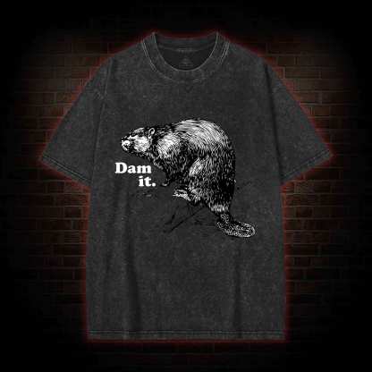 Dam It Washed T-shirt