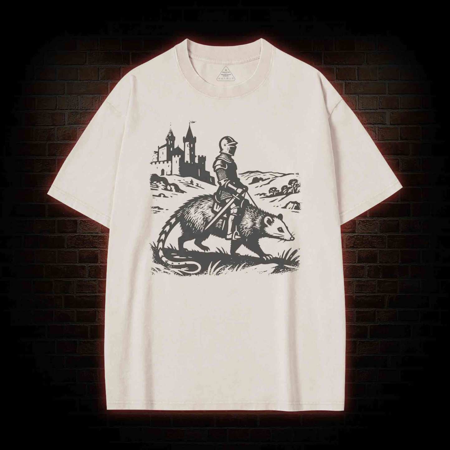 Knight Opossum Washed T-shirt