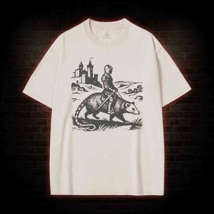 Knight Opossum Washed T-shirt