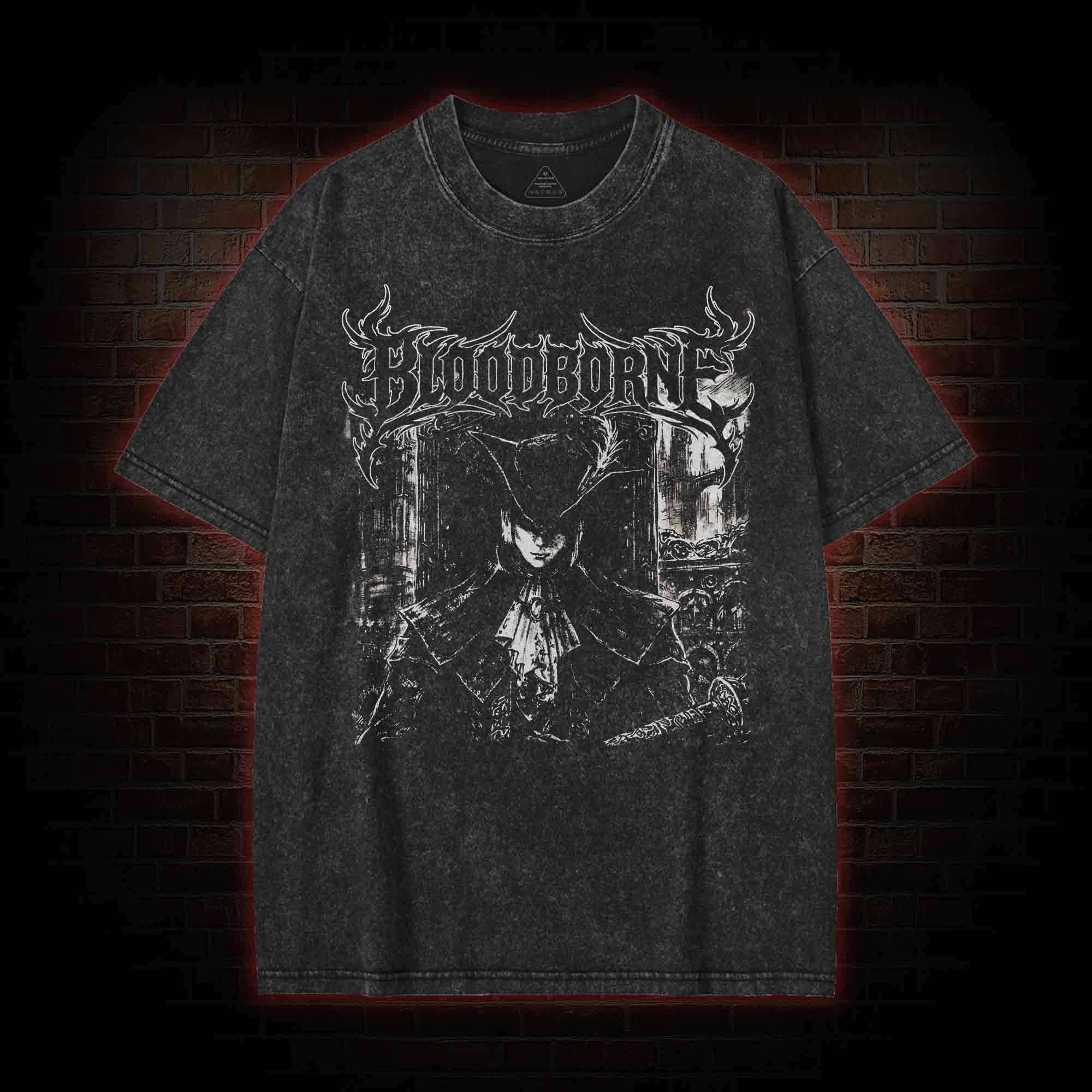 Retro The Hunt is Not Over Washed T-shirt