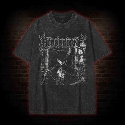 Retro The Hunt is Not Over Washed T-shirt