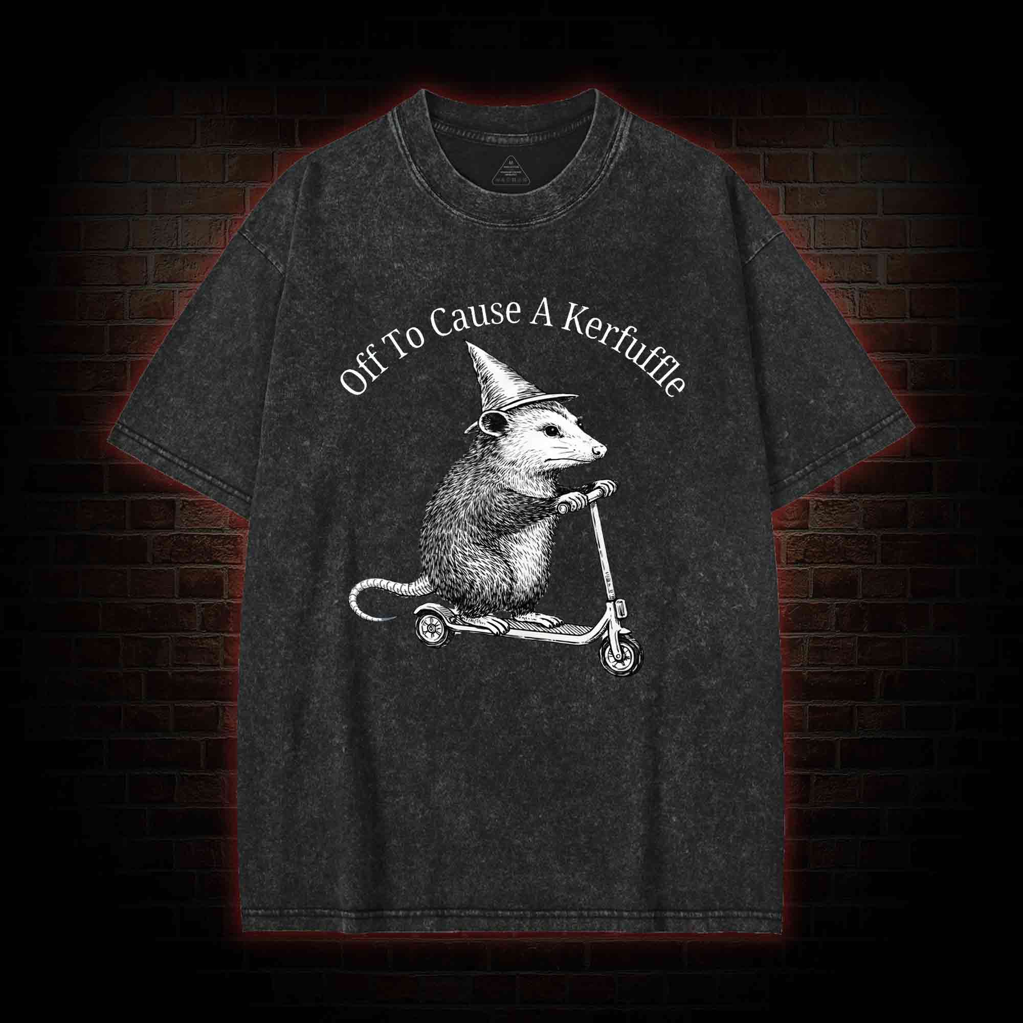 Cause a Kerfuffle Washed T-shirt