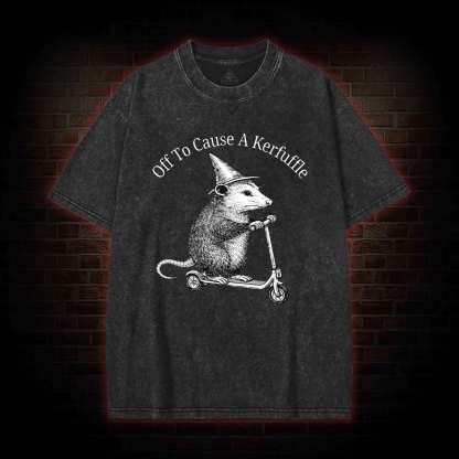 Cause a Kerfuffle Washed T-shirt