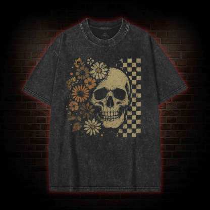 Vintage Skull Washed T-shirt
