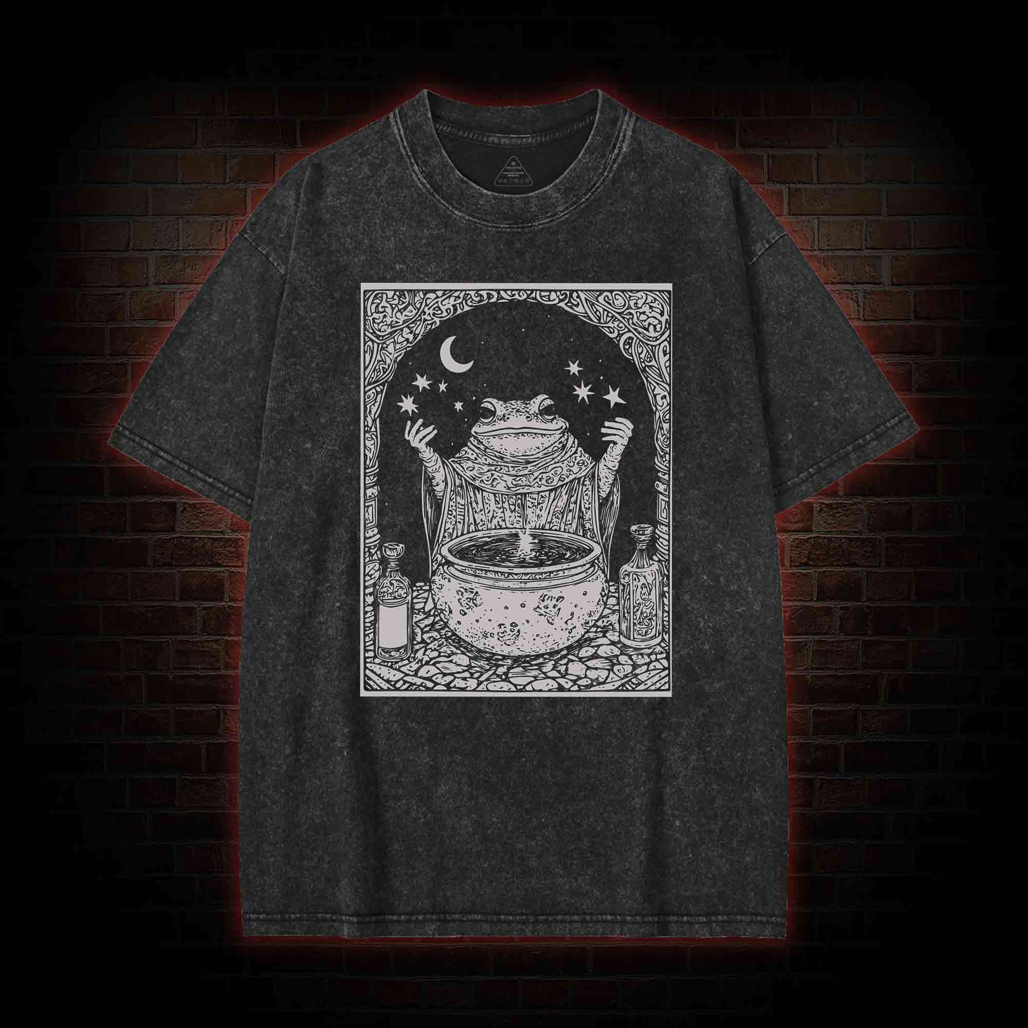 Frog Wizard Washed T-shirt