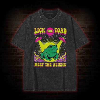 Lick the Toad Washed T-shirt