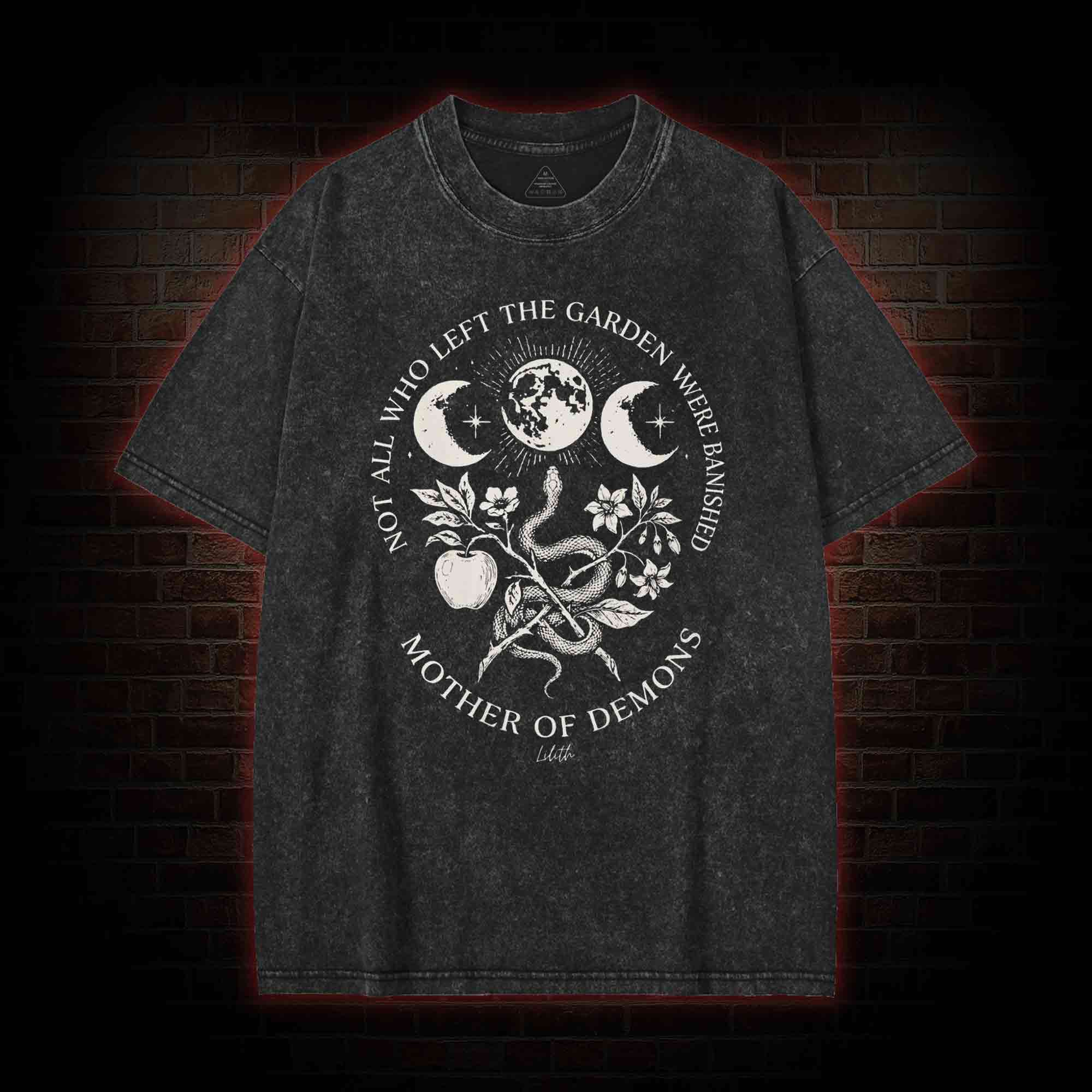 Not All Who Left the Garden were Banished Washed T-shirt