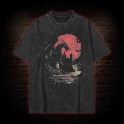 Medieval Dragon Washed T-shirt