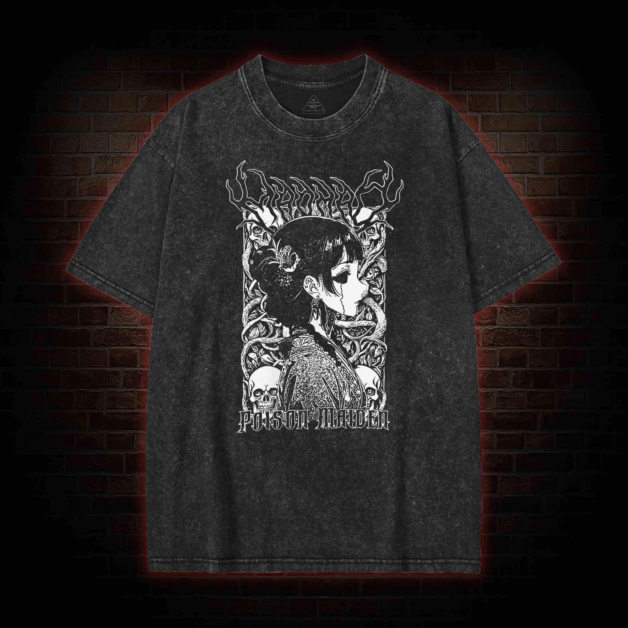 Poison Maiden Washed T-shirt
