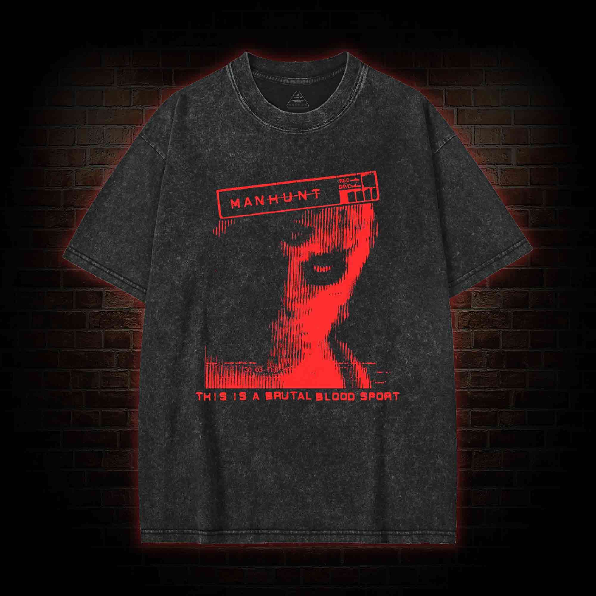 This is a Brutal Blood Sport Washed T-shirt