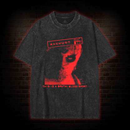 This is a Brutal Blood Sport Washed T-shirt