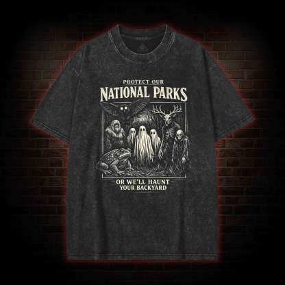 Protect Our National Parks Washed T-shirt