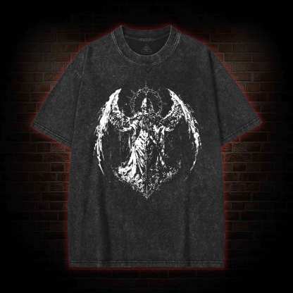 Gothic Angel Washed T-shirt