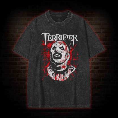 Never Smile at Him Washed T-shirt