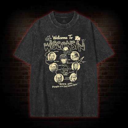 Welcome to Wisconsin Washed T-shirt