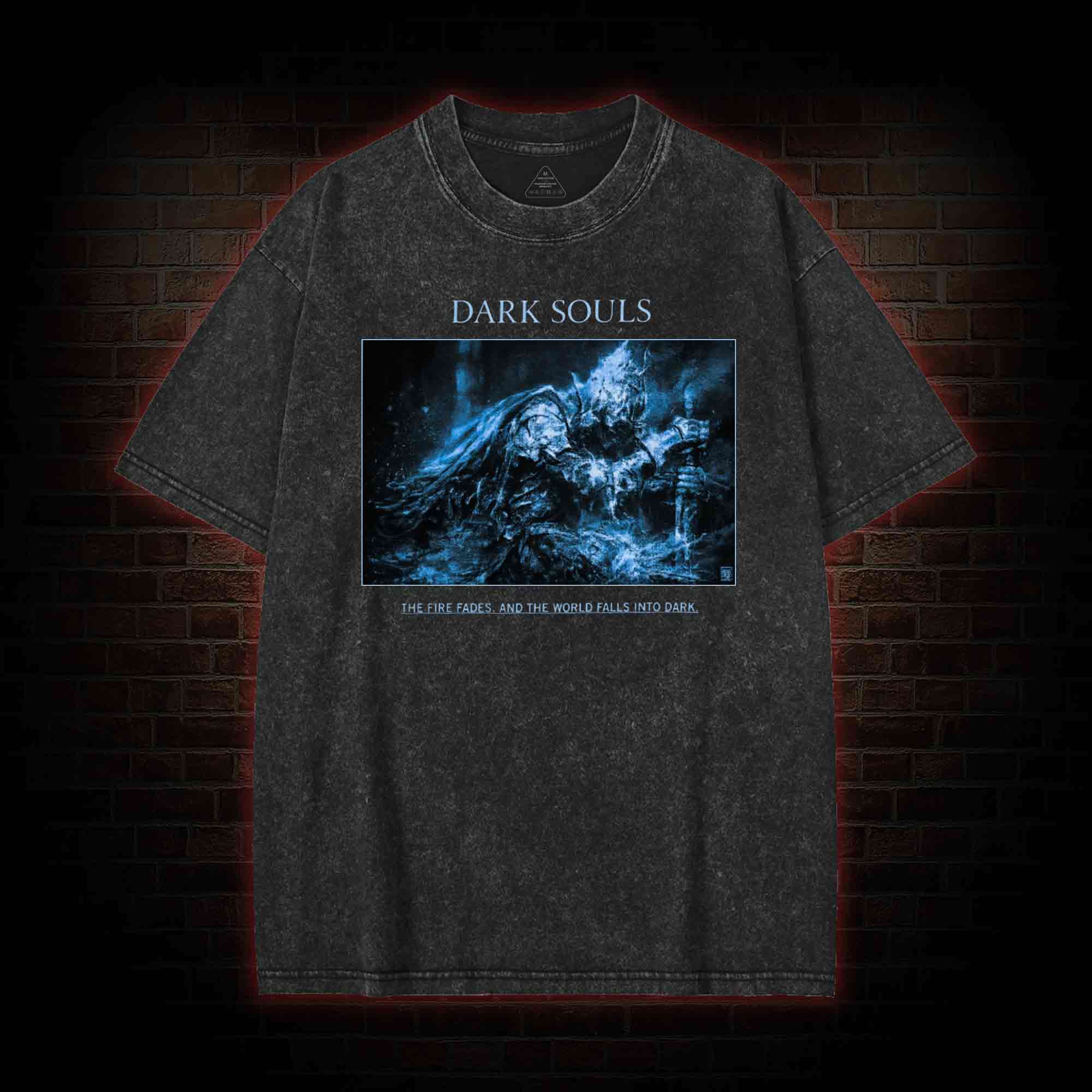 The World Falls into Dark Washed T-shirt