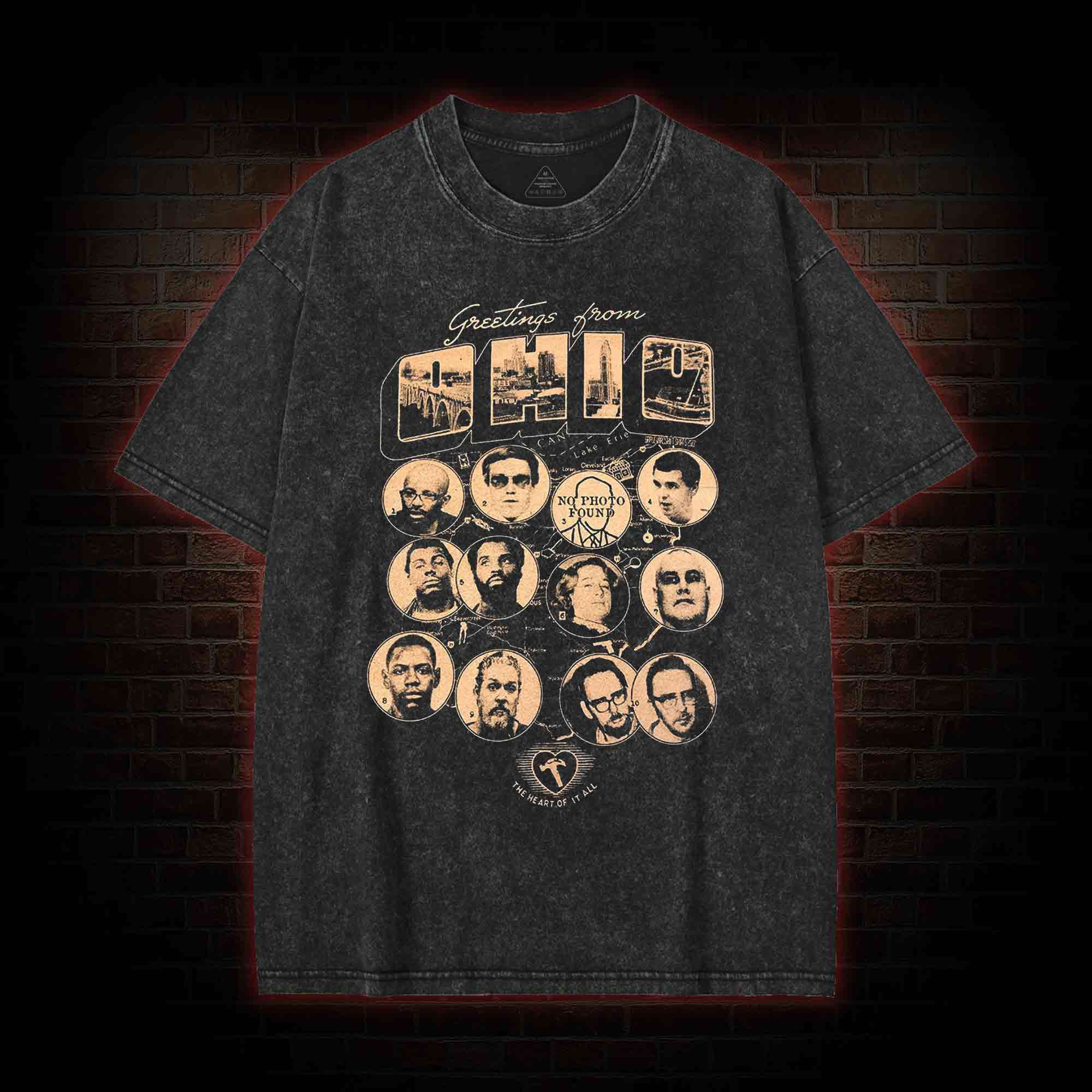 Greetings from OHIO Washed T-shirt