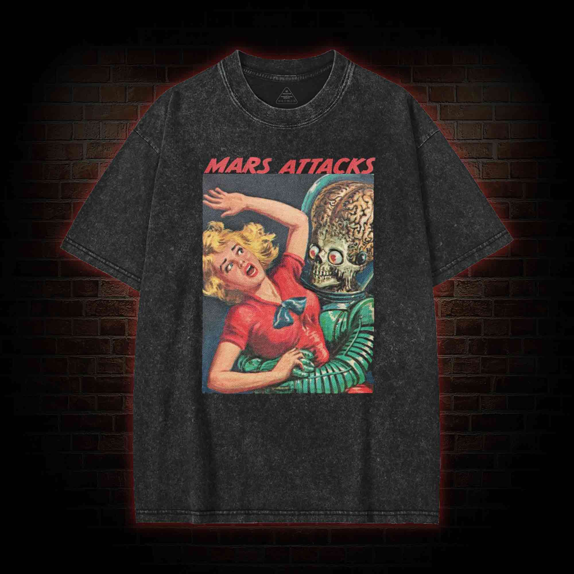 We Come in Peace Washed T-shirt