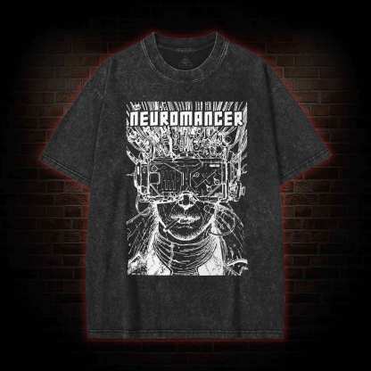 A TV Set with No Signal Washed T-shirt