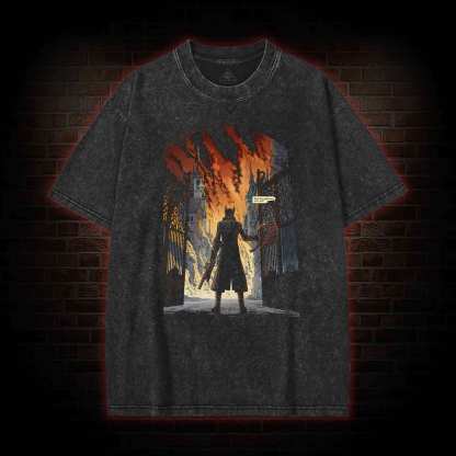 Does the Nightmare Ever End Washed T-shirt