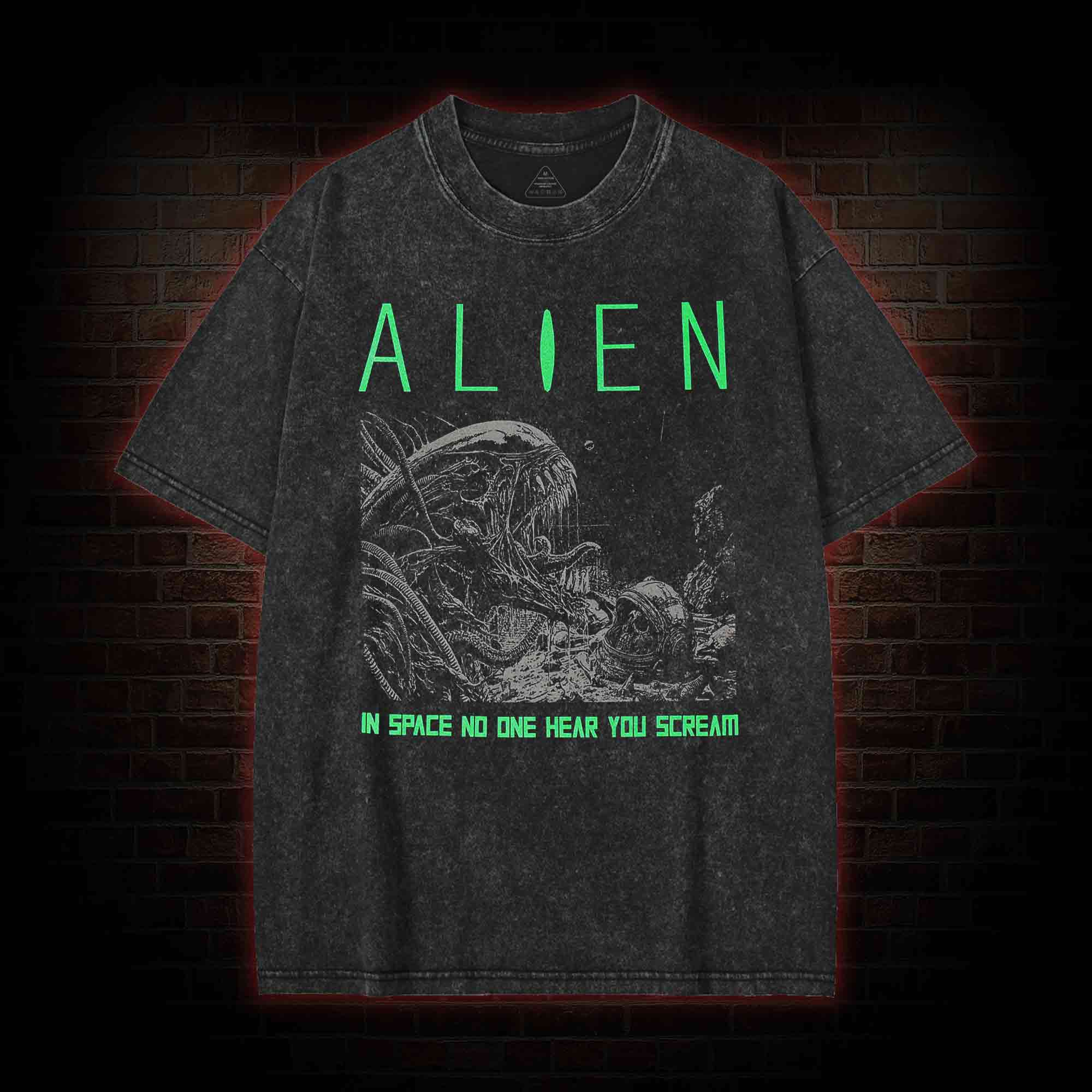 In Space No One can Hear You Scream Washed T-shirt