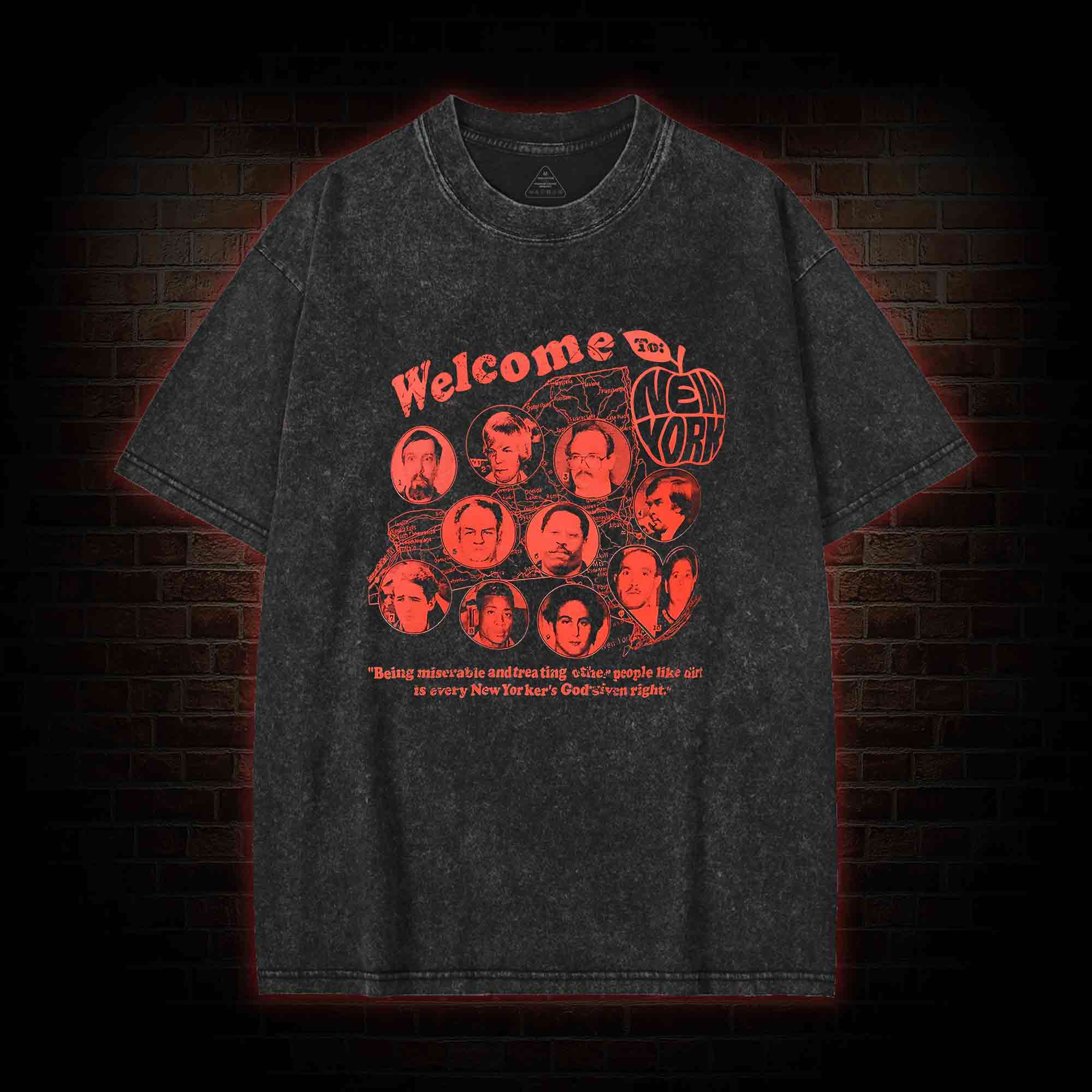 Welcome to New York Washed T-shirt