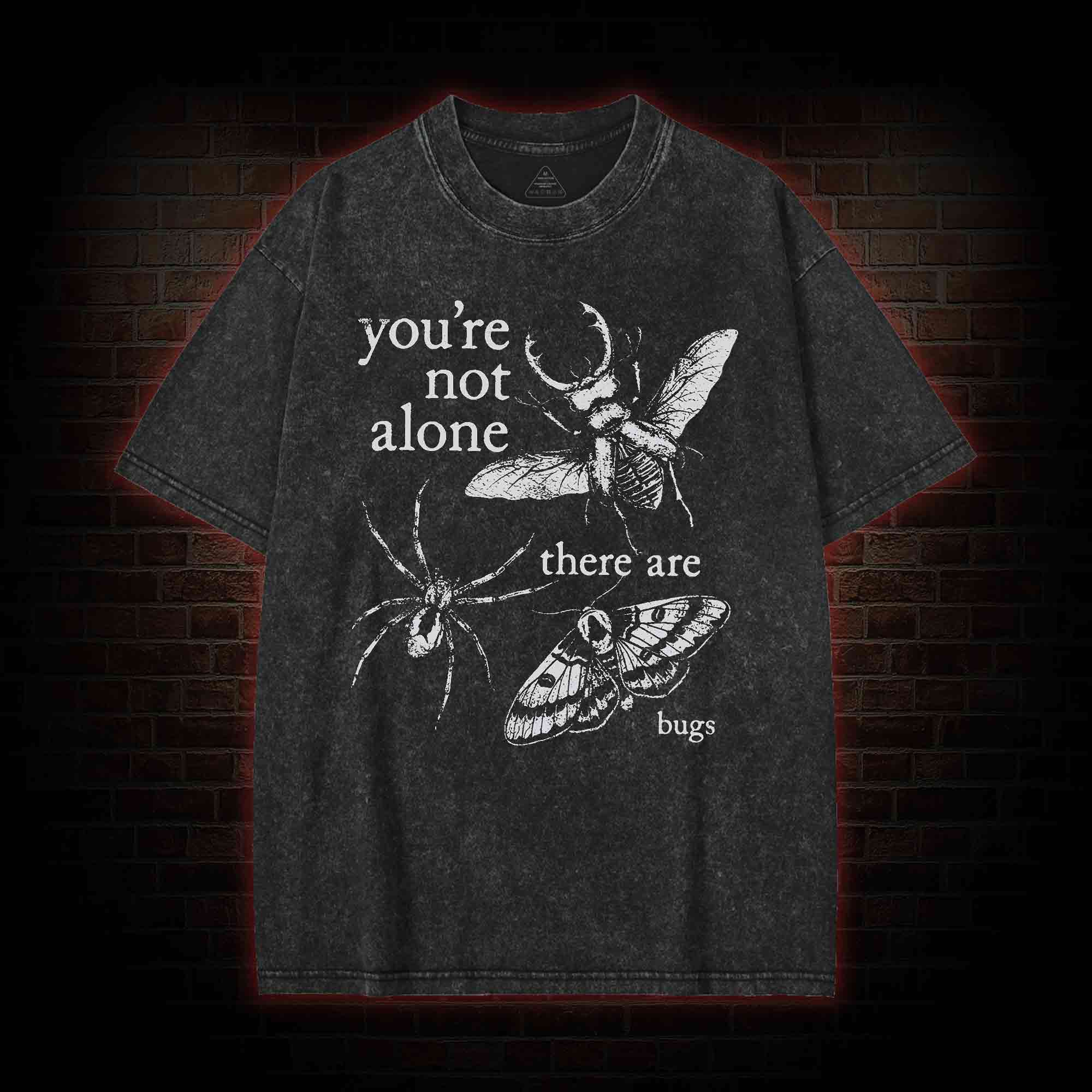 You're Not Alone Washed T-shirt
