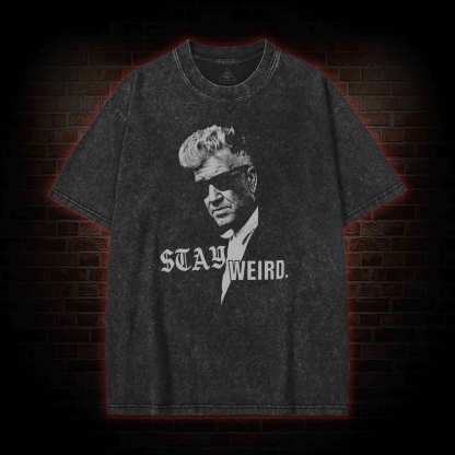 Stay Weird Washed T-shirt