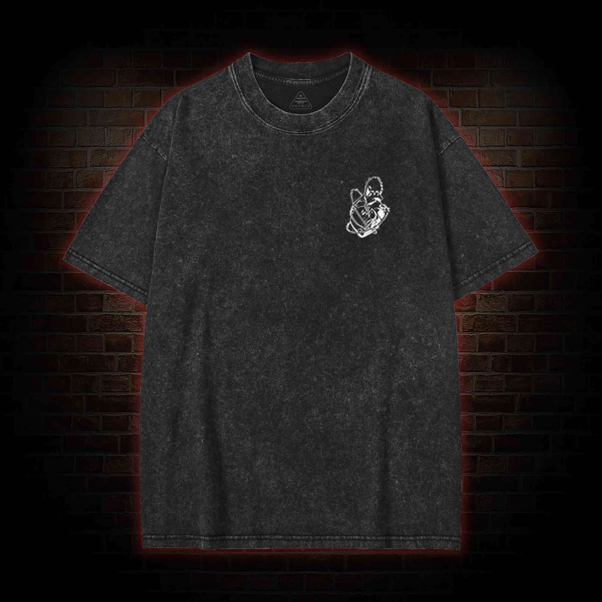 Friends do not Need Qualifications Washed T-shirt