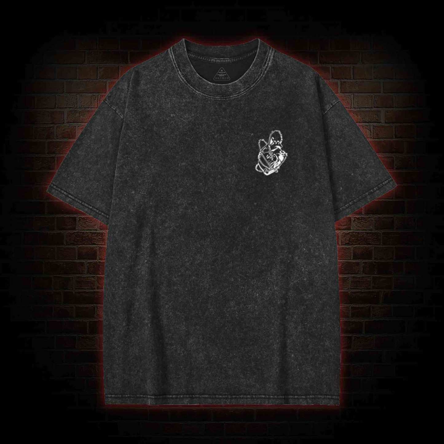 Friends do not Need Qualifications Washed T-shirt