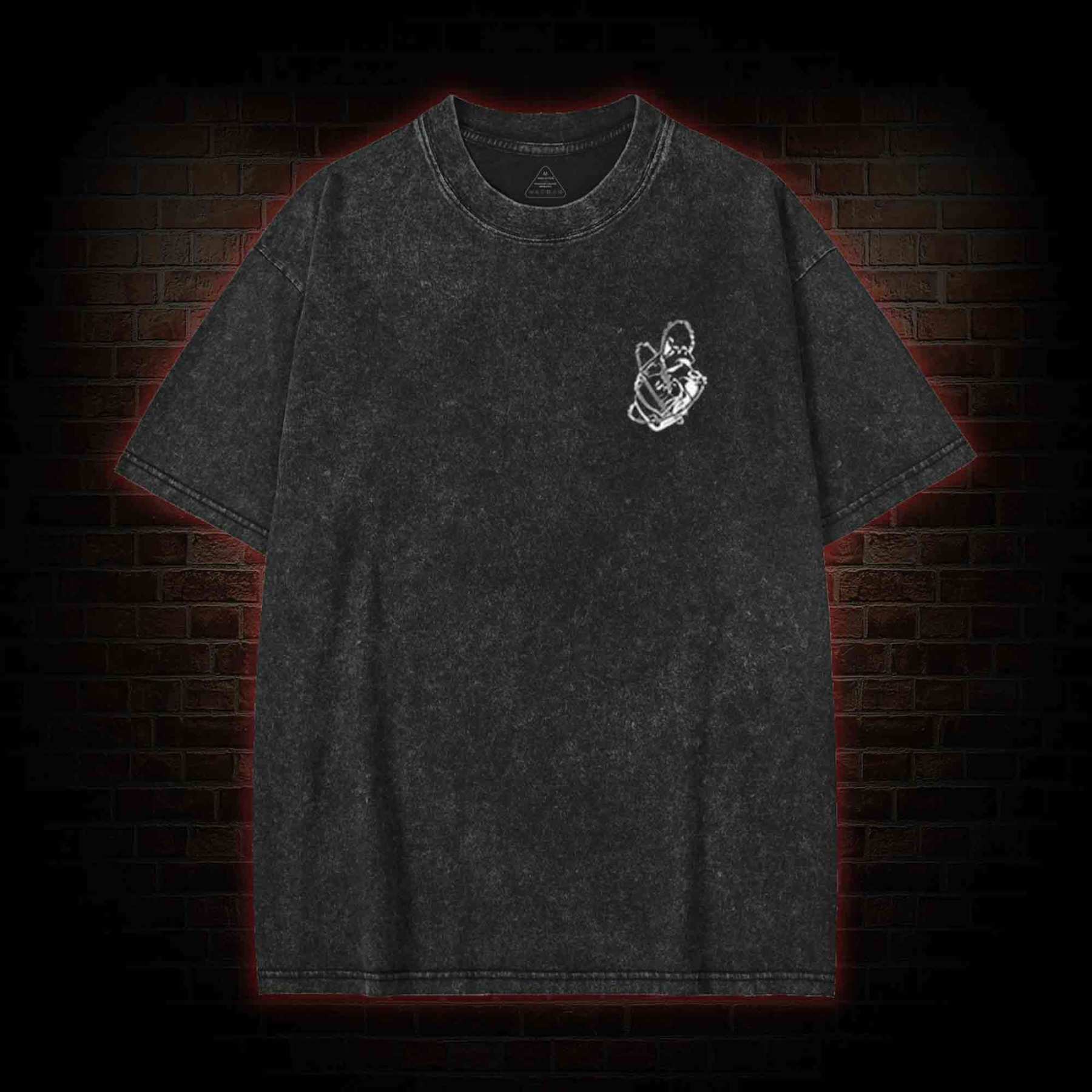 Friends do not Need Qualifications Washed T-shirt