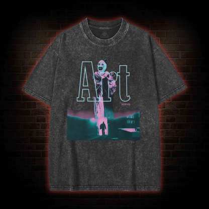 Horror Movie Halloween Washed T-shirt