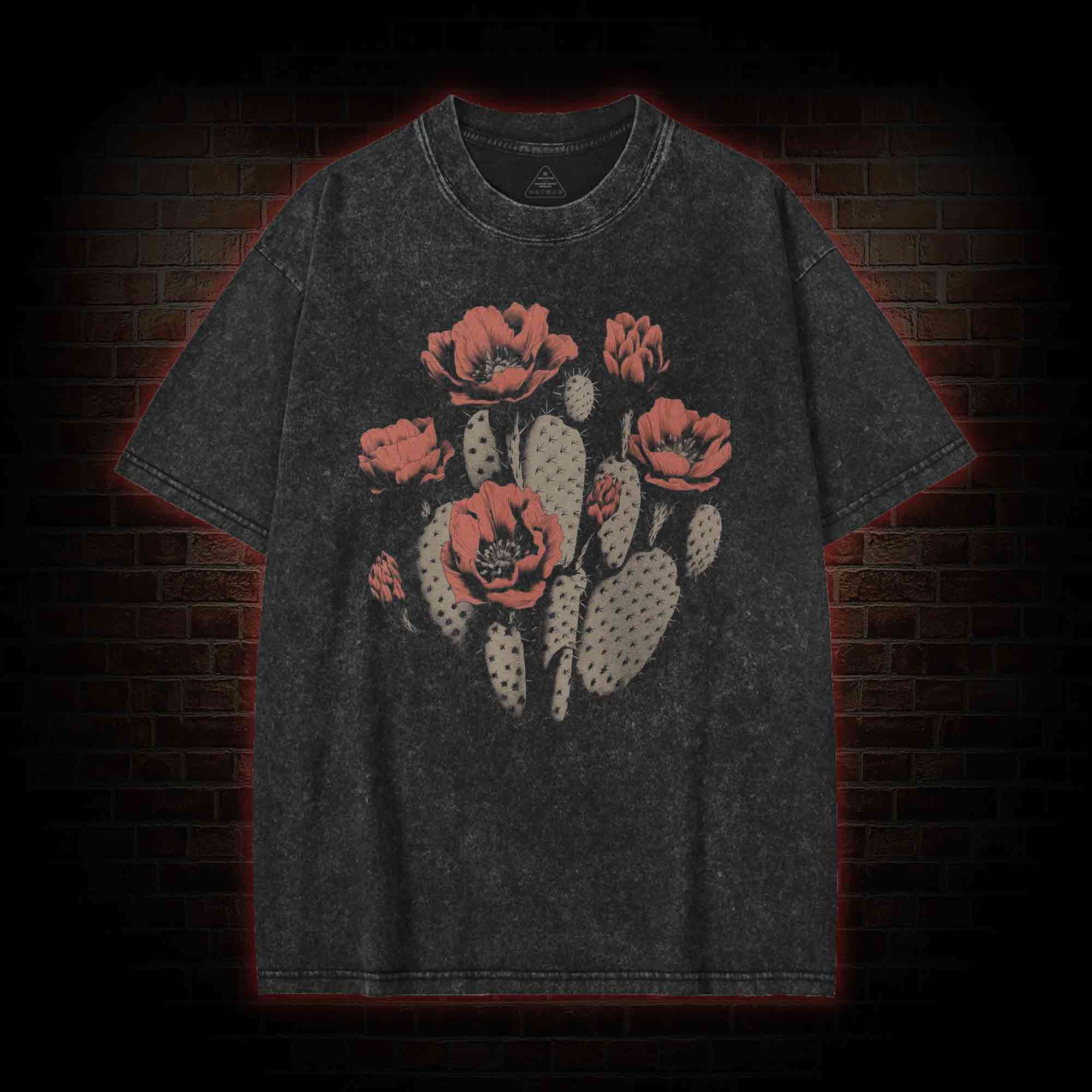 Cactus Flower Washed T-shirt