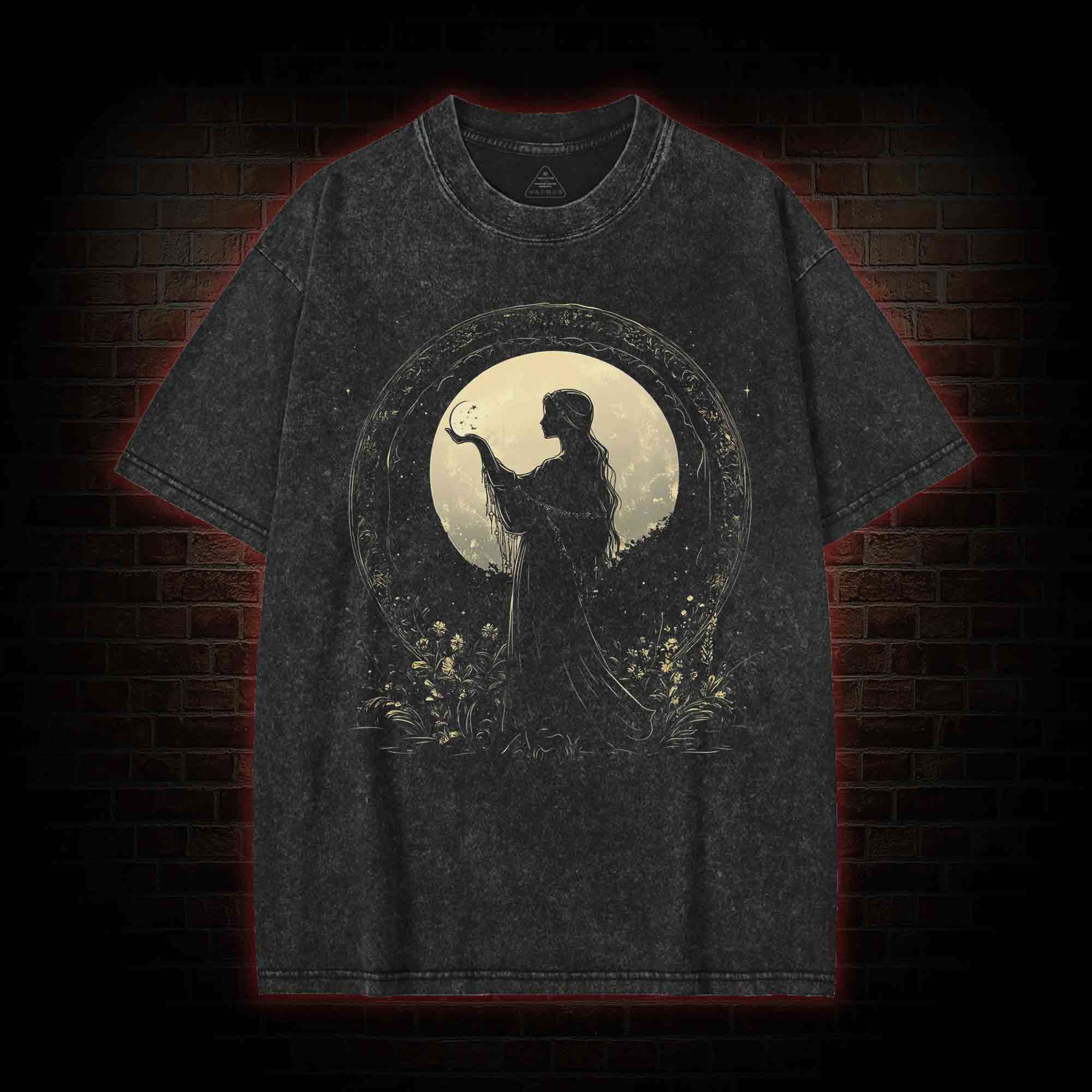 Moon Goddess Washed T-shirt