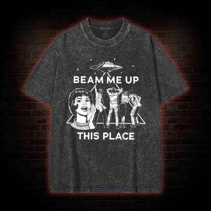 Beam Me up Washed T-shirt